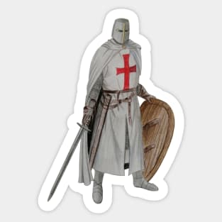 Crusader knight Sticker